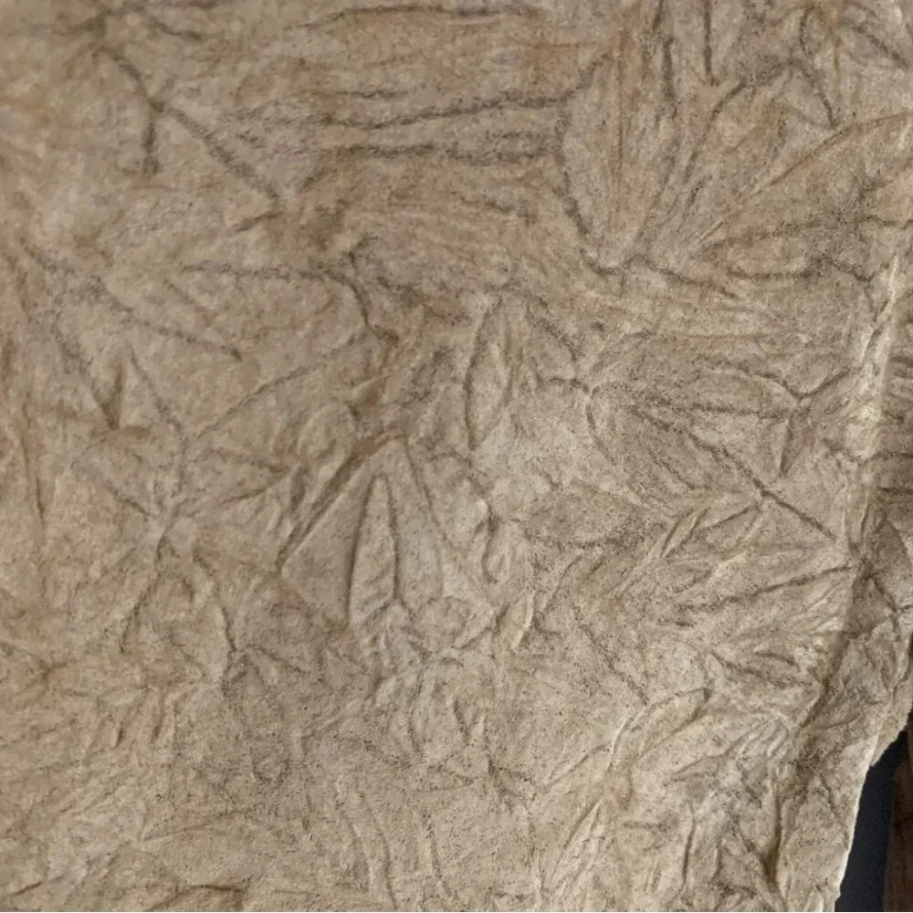 Danier  Suede Textured Leather Retro Pants Boho Hippie 6 - Picture 5 of 15